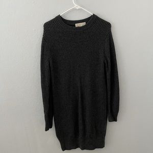 Gray Michael Kors Knit Sweater Dress